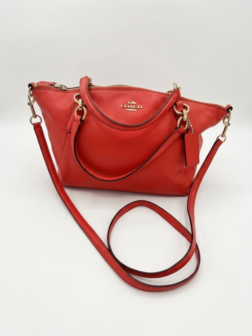 Coach Kelsey Pink Leather Bag